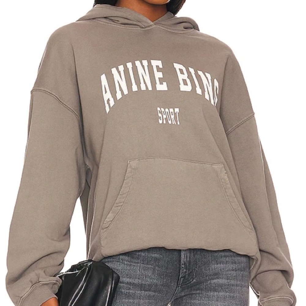 ANINE Bing Dusty Olive Harvey Hoodie XS